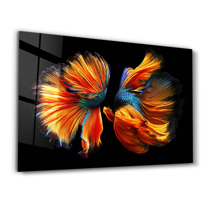 Wallity Pintura Decorativa de Vidrio Templado Multicolor 70 x 110 cm